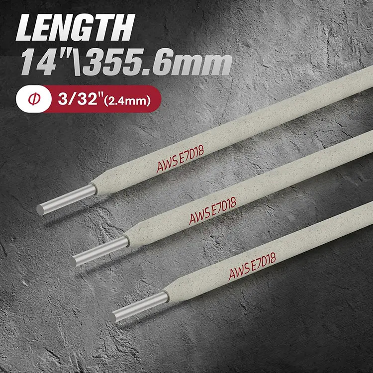 TASKZOOM E7018 Welding Rod 3/32" 5LB Low Hydrogen Carbon Steel Stick Electrodes, 7018 Welding Rods for Arc Welding, All Position Welding Sticks, Smooth Arc Low Spatter Steel Stick