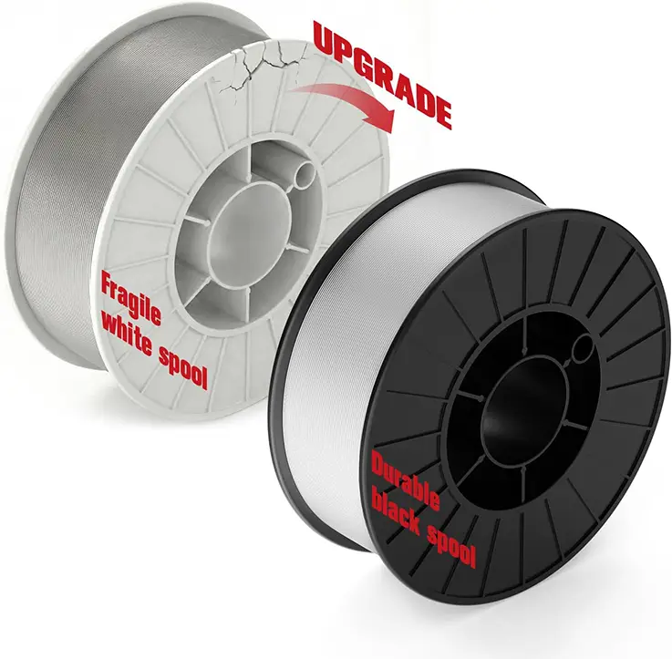 TASKZOOM Flux Core Welding Wire .030", E71T-GS Gasless MIG Welding Wire 10 lb Spool, Mild Steel Flux Core Wire, No Gas MIG Wire for Wire Welder, Smooth Arc Low Spatter