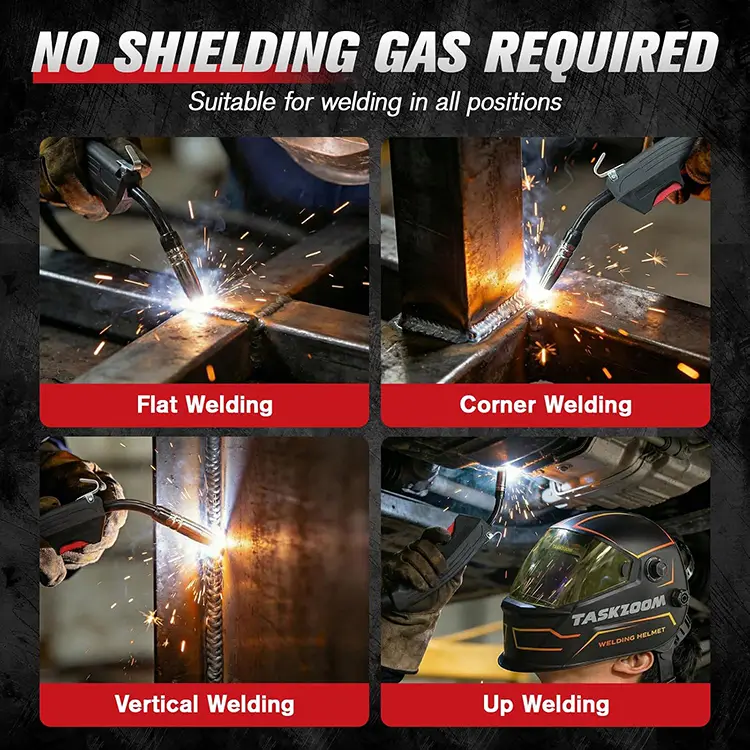 TASKZOOM ER70S-6 MIG Welding Wire .030 Inch 10 LB Spool, Solid Mild Steel MIG Wire, Low Spatter Smooth Arc, High Deoxidizers Welding Wire for Fabrication & Auto Repair